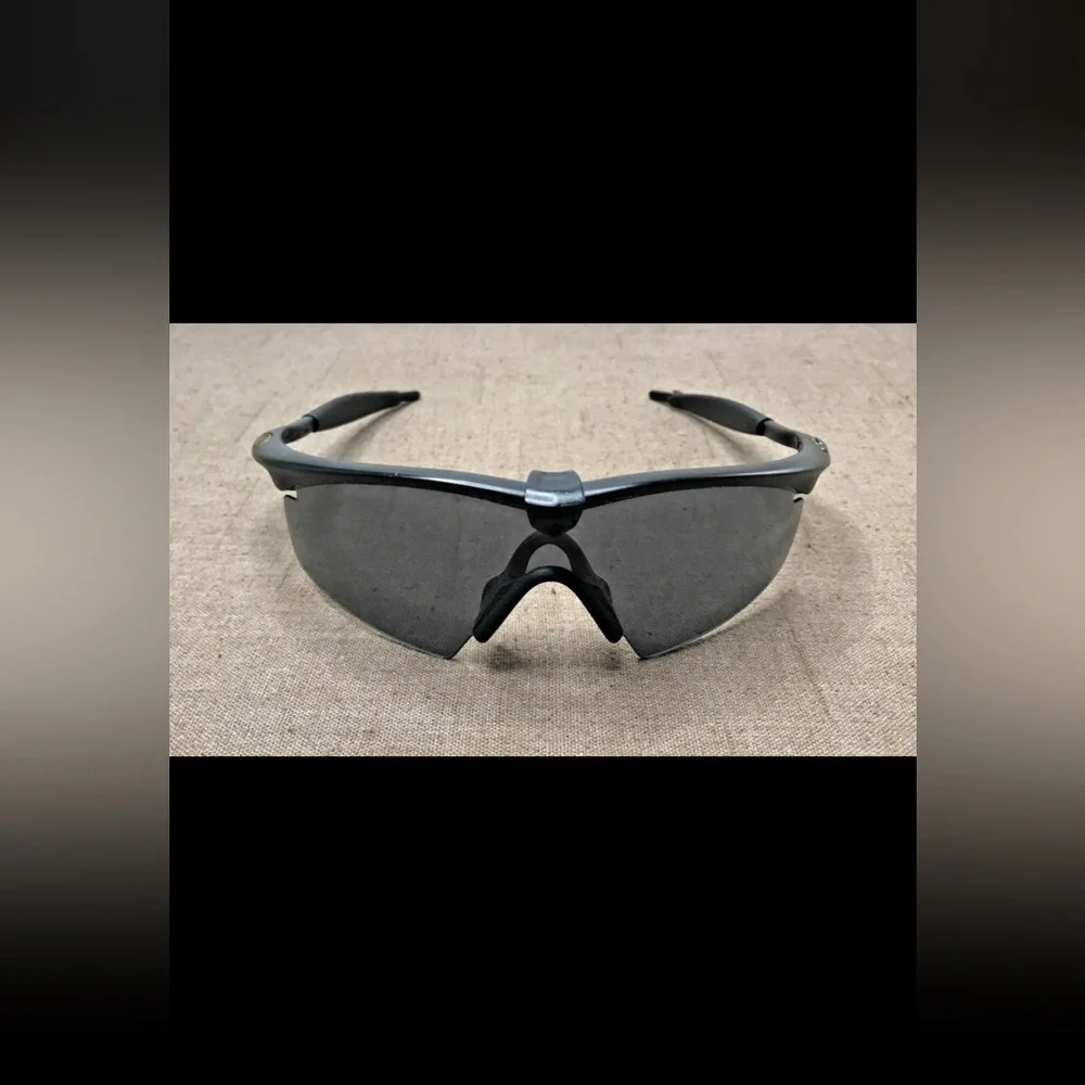 Made in USA Oakley M Frame Z87 Black Wrap Around Sunglasses